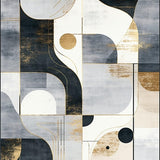 Trendy Abstract Neutral Color Fusion(Gray)
