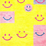 Ultra Soft Area Rug, Non Slip, Stain Resistant, Washable Area Rugs for Living Room, Bedroom, Charming Cartoon-Inspired Decor(Yellow)