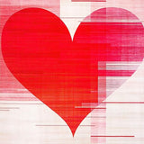 Cute Modern Heart(Red)