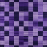 Ultra Soft Area Rug, Non Slip, Stain Resistant, Washable Area Rugs for Living Room, Bedroom, Bold Graphic White and Purple Design(Purple)