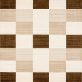 Ultra Soft Area Rug, Non Slip, Stain Resistant, Washable Area Rugs for Living Room, Bedroom, Geometric Beige Brown Accents Modern Area(Beige)
