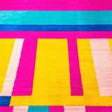 Vibrant Playful Patchwork Design(Pink)