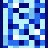 Charming Navy and White Game Mat(Blue)