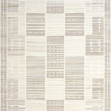 Ultra Soft Area Rug, Non Slip, Stain Resistant, Washable Area Rugs for Living Room, Bedroom, Scandi Inspired Striped Visual Harmony(Beige)