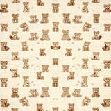 Baby Boy Nursery Cute Bear Print Design(Beige)