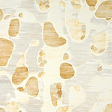 Plush Faux Fur Abstract Animal Inspired Design in Cream(Beige)