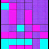 Ultra Soft Area Rug, Non Slip, Stain Resistant, Washable Area Rugs for Living Room, Bedroom, Bright Geometric Patterned Delight(Purple)