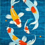 Cheerful Fishy Fantasy Artwork(Blue)