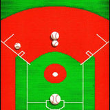 Charming Playful Baseball Aesthetic(Red)