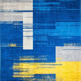 Lively Abstract Color Splash(Blue)