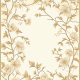 Ultra Soft Area Rug, Non Slip, Stain Resistant, Washable Area Rugs for Living Room, Bedroom, Botanical Bliss Entrance Beige Floral Non Slip Boho Decor(Beige)