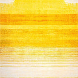Ultra Soft Area Rug, Non Slip, Stain Resistant, Washable Area Rugs for Living Room, Bedroom, Elegant Soft Yellow Accent Piece(Yellow)