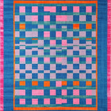 Chic Multicolor Graphic Arrangement(Blue)