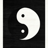 Abstract Monochrome Circular Aesthetic(Black)