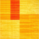 Ultra Soft Area Rug, Non Slip, Stain Resistant, Washable Area Rugs for Living Room, Bedroom, Bold Geometric Tiled Composition(Yellow)