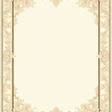 Ultra Soft Area Rug, Non Slip, Stain Resistant, Washable Area Rugs for Living Room, Bedroom, Refined Area Showcasing Luxurious Baroque in Colors(Beige)
