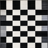 Elegant Textured Lattice Arrangement(Black)