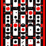 Ultra Soft Area Rug, Non Slip, Stain Resistant, Washable Area Rugs for Living Room, Bedroom, Bold Graphic Dice Style Rug(Red)