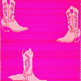 Ultra Soft Area Rug, Non Slip, Stain Resistant, Washable Area Rugs for Living Room, Bedroom, Whimsical Cowgirl Themed Entrance Design(Pink)