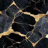 Artistic Fluid Marble Motif(Black)