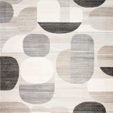 Ultra Soft Area Rug, Non Slip, Stain Resistant, Washable Area Rugs for Living Room, Bedroom, Geometric Abstract Boho Style(Gray)