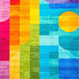 Joyful Rainbow Radiant Design(Blue)