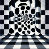 Artistic Vortex Symmetrical Arrangement(Black)