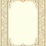 Ultra Soft Area Rug, Non Slip, Stain Resistant, Washable Area Rugs for Living Room, Bedroom, Area Classic Ornamental Border Elegant Non Slip Timeless Design(Beige)