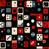 Ultra Soft Area Rug, Non Slip, Stain Resistant, Washable Area Rugs for Living Room, Bedroom, Eclectic Geometric Pattern Fusion(Red)