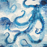 Ultra Soft Area Rug, Non Slip, Stain Resistant, Washable Area Rugs for Living Room, Bedroom, Whimsical Tentacle Rug: Azure Blue Octopus Design, Washable Floor Covering(Blue)