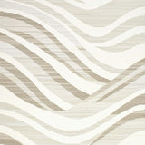 Sophisticated Cream Wave Geometry(Beige)