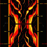 Contemporary Colorful Twisted Motif(Red)