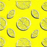 Ultra Soft Area Rug, Non Slip, Stain Resistant, Washable Area Rugs for Living Room, Bedroom, Artistic Lemon Print Delight(Yellow)