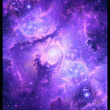 Ultra Soft Area Rug, Non Slip, Stain Resistant, Washable Area Rugs for Living Room, Bedroom, Brilliant Night Sky Tapestry Style(Purple)