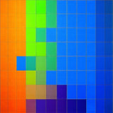 Lively Modern Abstract Motif(Blue)