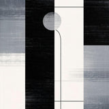 Avant Garde Modern Tiled Motif(Gray)