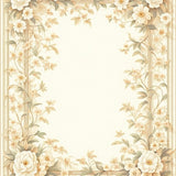 Ultra Soft Area Rug, Non Slip, Stain Resistant, Washable Area Rugs for Living Room, Bedroom, Timeless Grace Area Ivory Tones Beige Classic Floral Medallion(Beige)