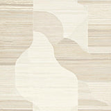 Artful Beige Tiled Composition(Beige)