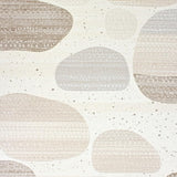 Beige with Speckled Wool Blend and Motifs(Beige)