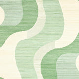 Contemporary Light Green Linear Elements(Beige)