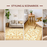 Contemporary Beige Geometric Style(Beige)