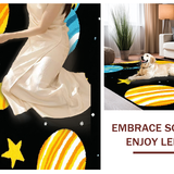 Dynamic Orbiting Planet Illustration(Black)