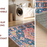 Colorful Retro Floral(Blue)