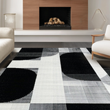 Chic Monochrome Lattice Design(Black)