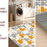 Contemporary Cute Bunny Silhouette(White)