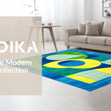 Contemporary Colorful Geometric Aesthetic(Blue)