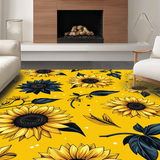 Elegant Dark Floral Composition(Yellow)