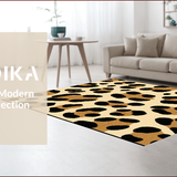 Ultra Soft Area Rug, Non Slip, Stain Resistant, Washable Area Rugs for Living Room, Bedroom, Cozy Shaggy Earthy Texture(Beige)