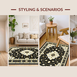 Opulent Monochrome Vintage Look(Black)