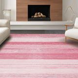 Ultra Soft Area Rug, Non Slip, Stain Resistant, Washable Area Rugs for Living Room, Bedroom, Dusty Rose Modern Minimalist Appeal(Pink)
